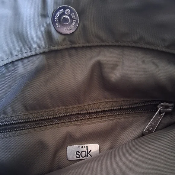 The Sak Green Crochet Shoulder Bag Purse - Picture 4 of 5